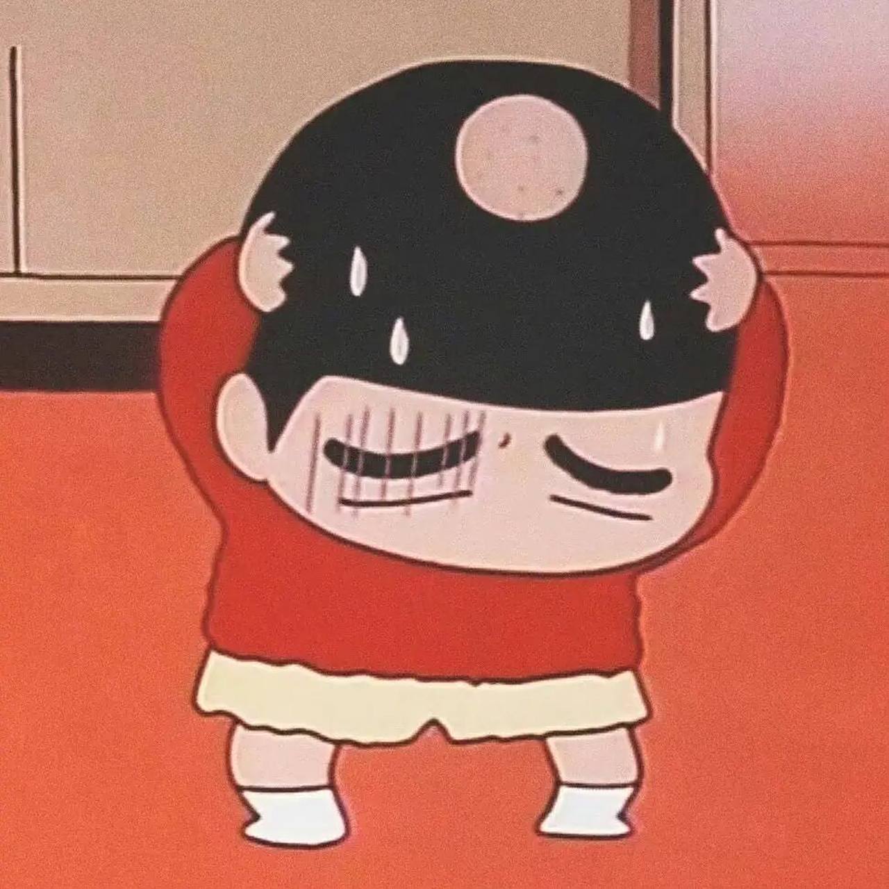 蜡笔小新搞笑头像! 被挨打长包的蜡笔小新