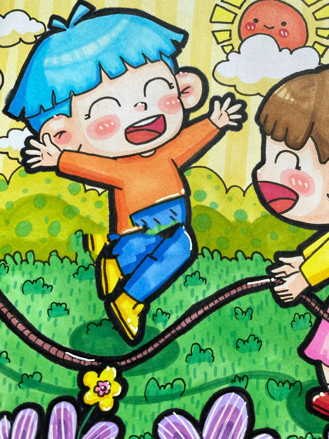 原创运动主题画