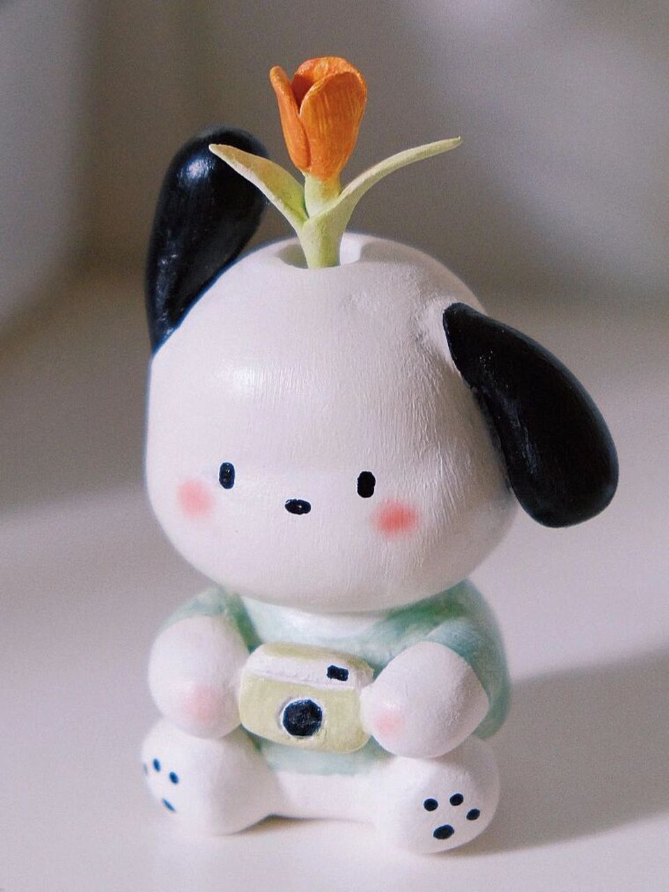 帕恰狗制作教程 材料:石塑粘土 上色:丙烯颜料 帕恰狗小摆件制作