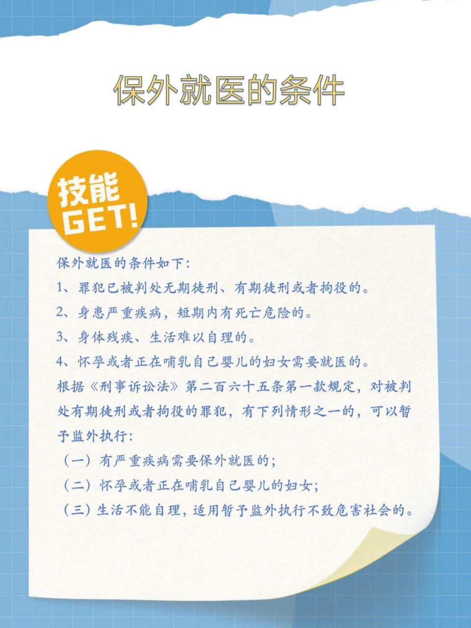 保外就医得条件