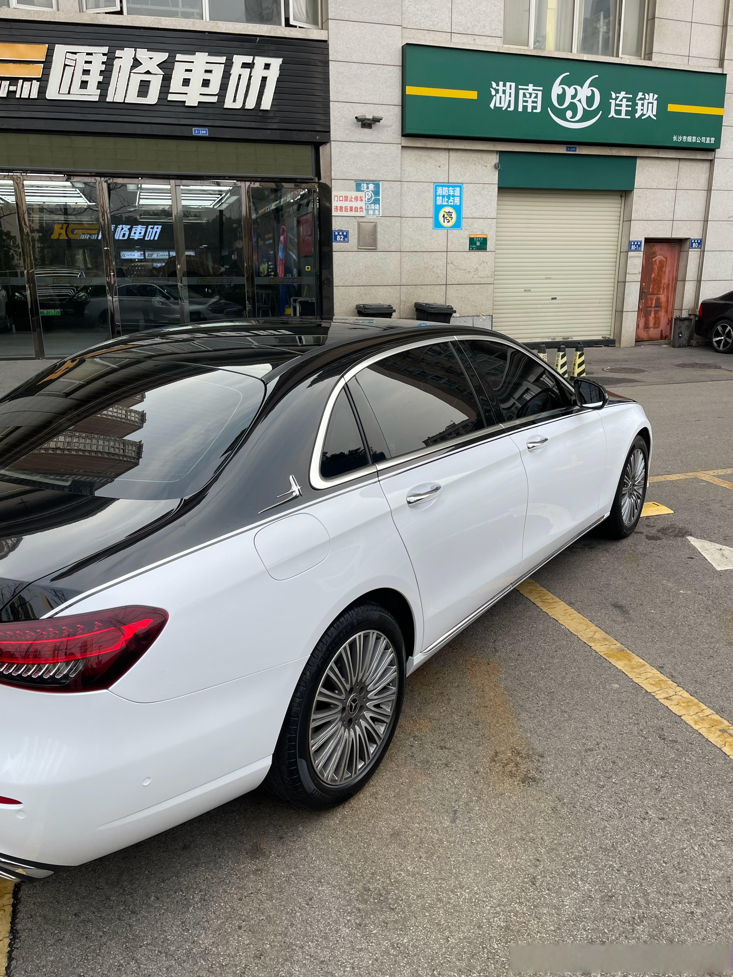 奔驰e300改色这个颜色真的闭眼冲