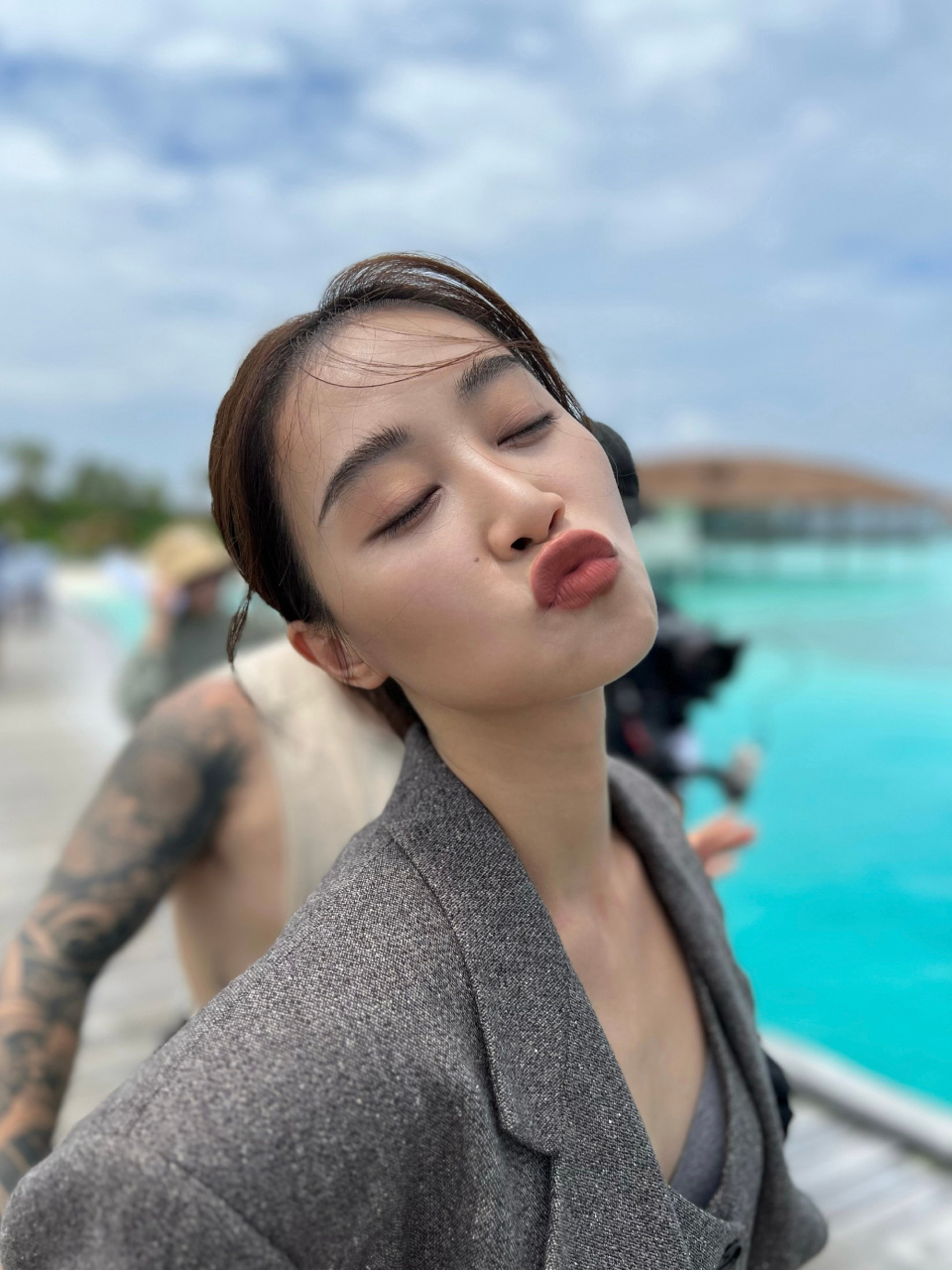 蓝盈莹的一组假期随拍美照