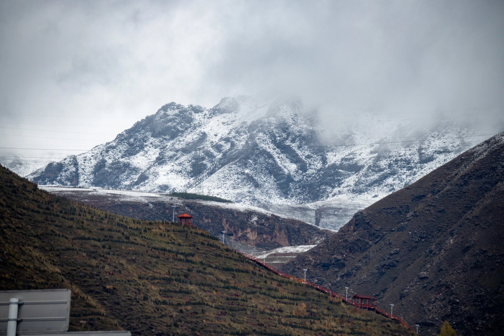 祁连山的雪山,令人惊叹的美