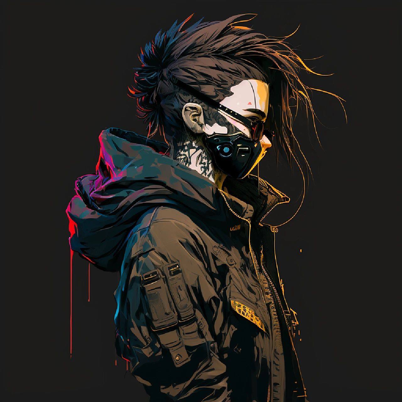 赛博朋克头像系列  	 赛博朋克头像系列