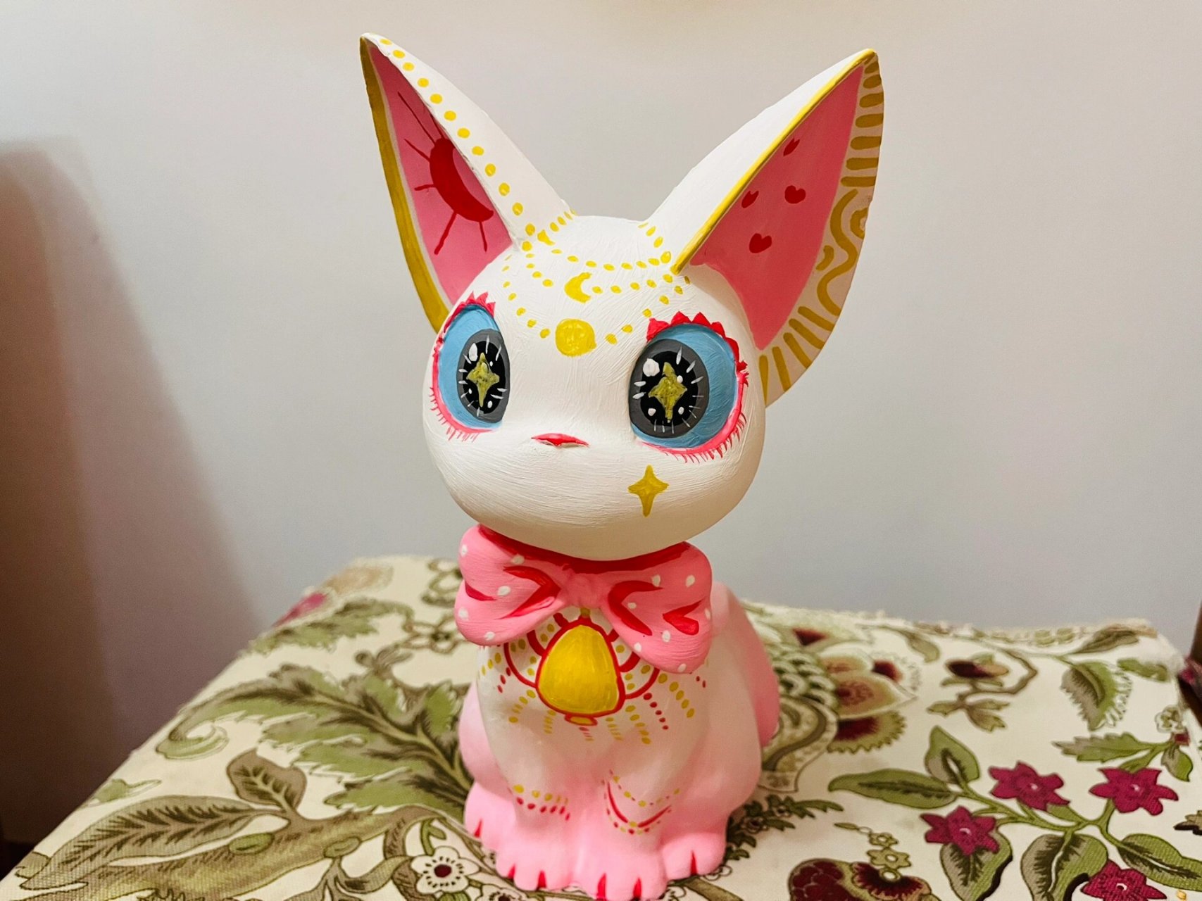 吉吉猫 石膏彩绘