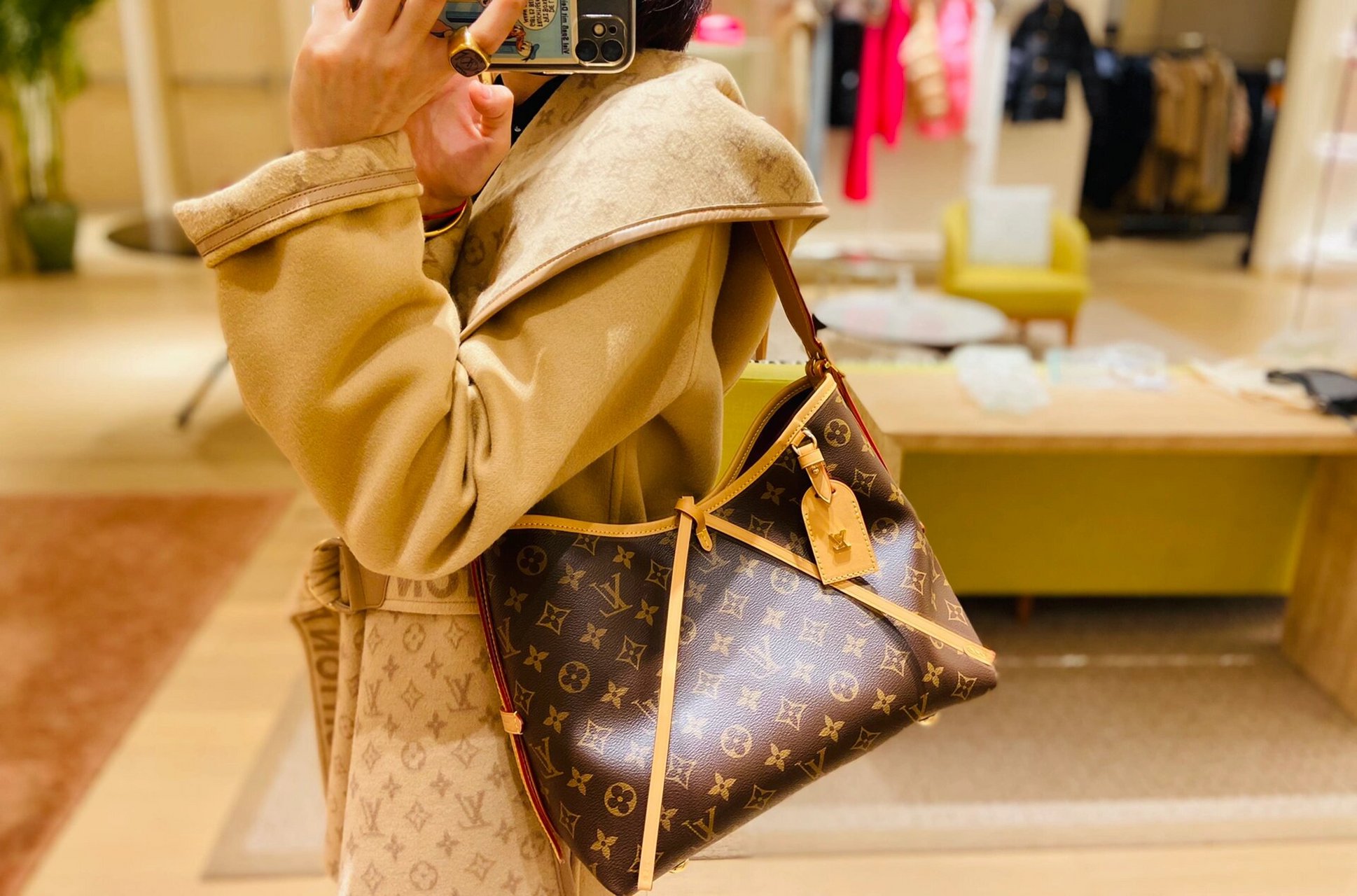 lv路易威登新品carryall 到店 南京德基现货 小号16500 可以斜挎可以