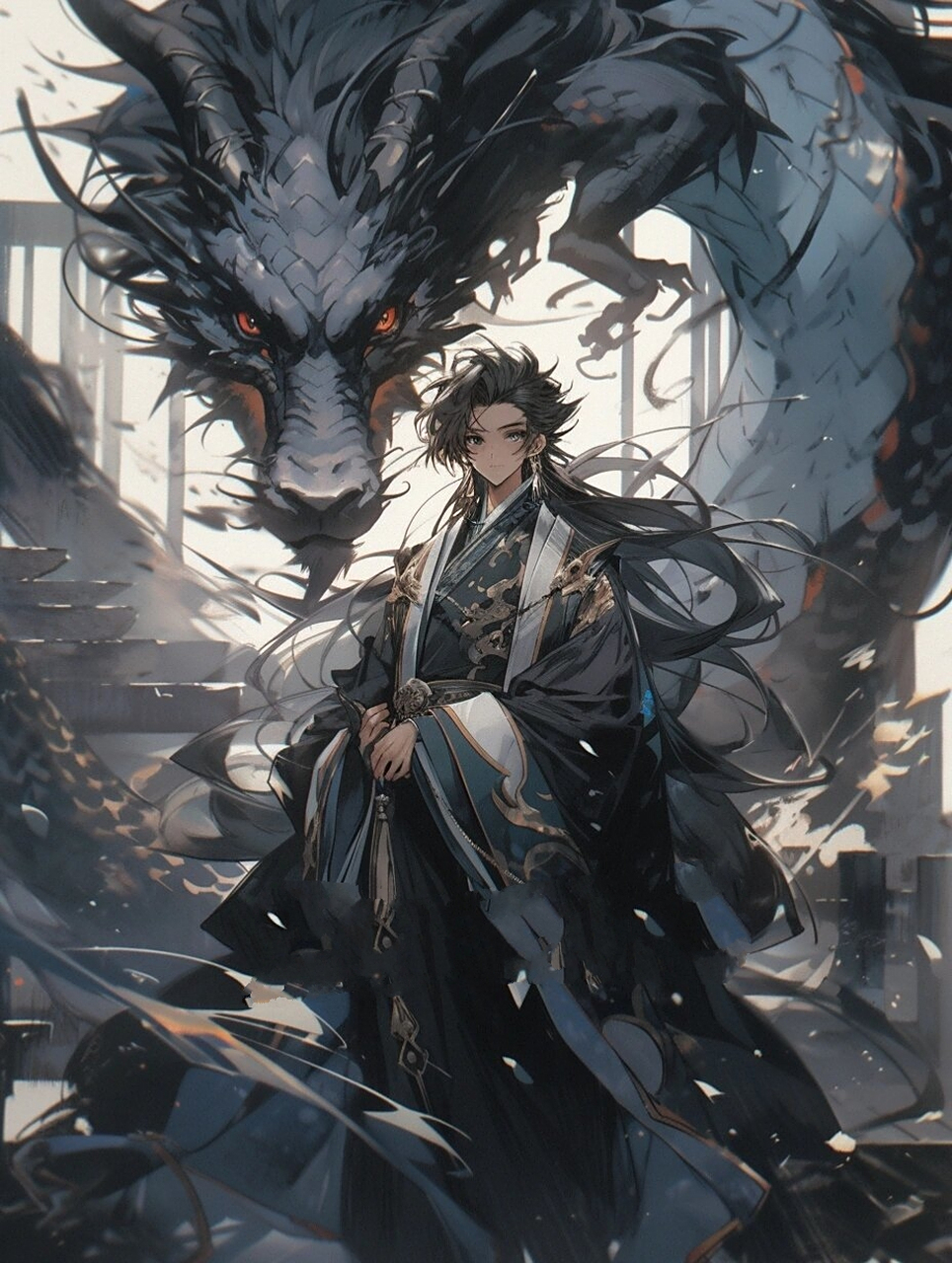 龙吟地魄来|帅气武侠古风青龙之怒男生头像 青龙之怒,蓝焰燃天