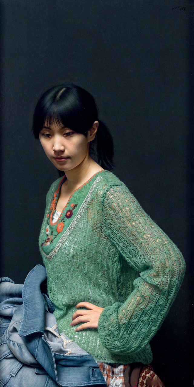 画家冷军人物油画