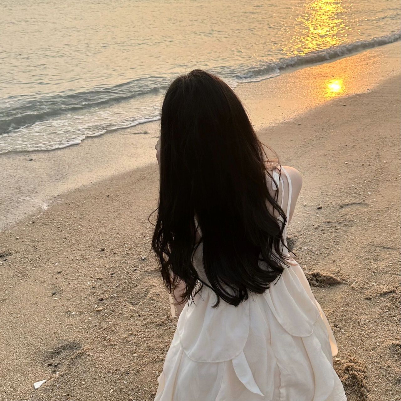 海边就这样拍!日落背影氛围感太绝啦 又来厦门啦!