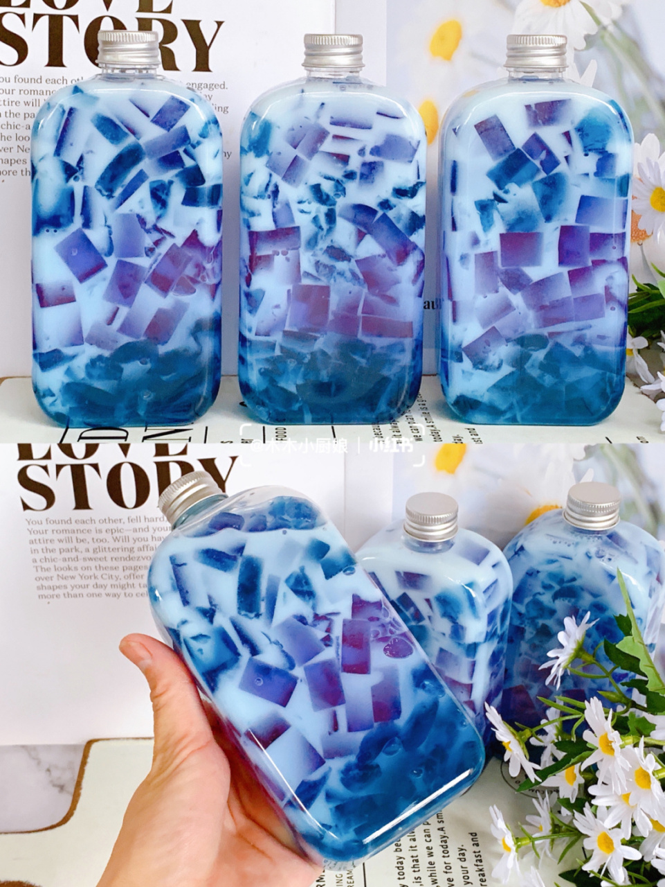 夏日梦幻饮品7515浪漫到心尖的星空撞奶～超美 今天分享一款简单