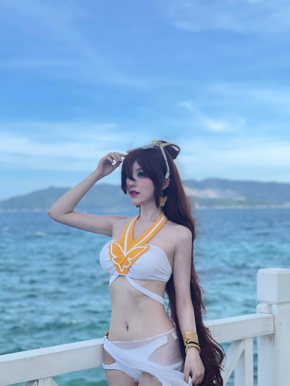 泳装照美冥#cos  来看看海 三亚·三亚蜈支洲岛旅游区