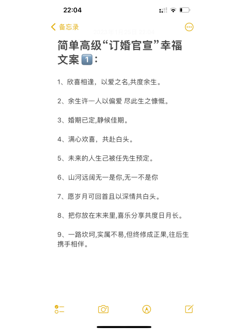 反正我初六订婚,文案已备好09 还是有点小激动,小忐忑呢,嘿嘿.
