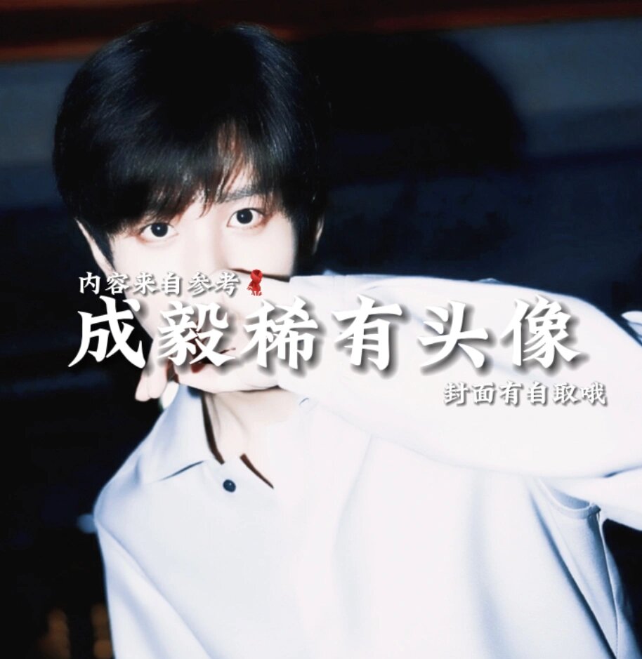 成毅稀有头像