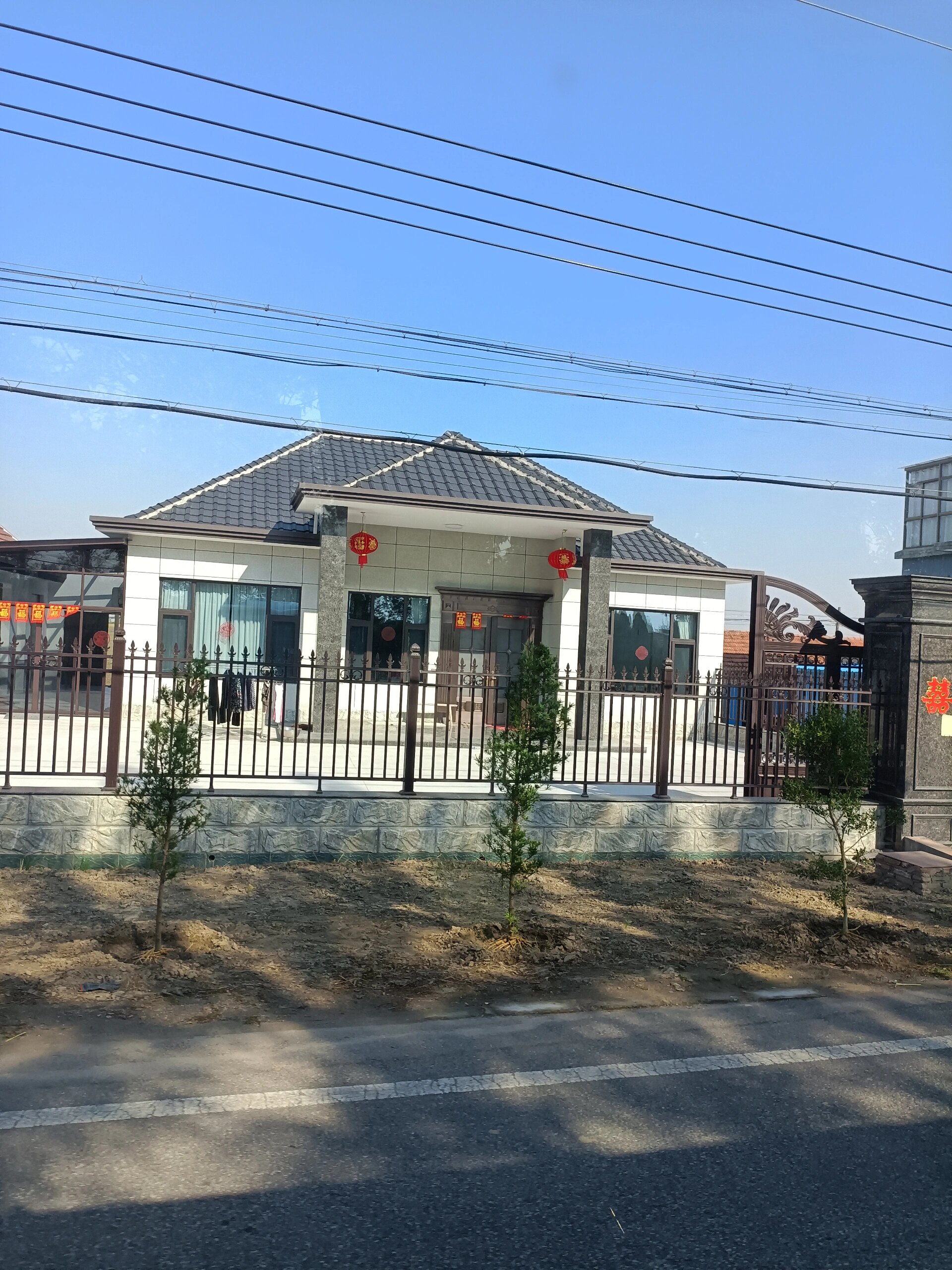 江苏农村里的新式平房