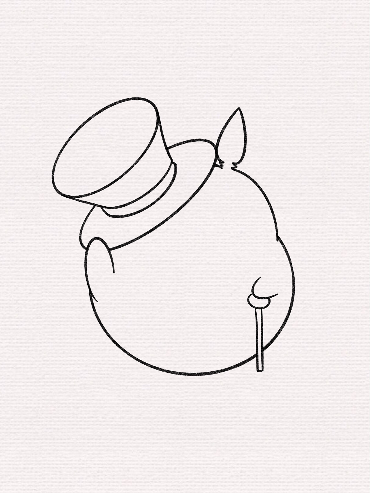 「简笔画」(100/19)龙猫93系列·内含过程 动漫电影90《龙猫》:请