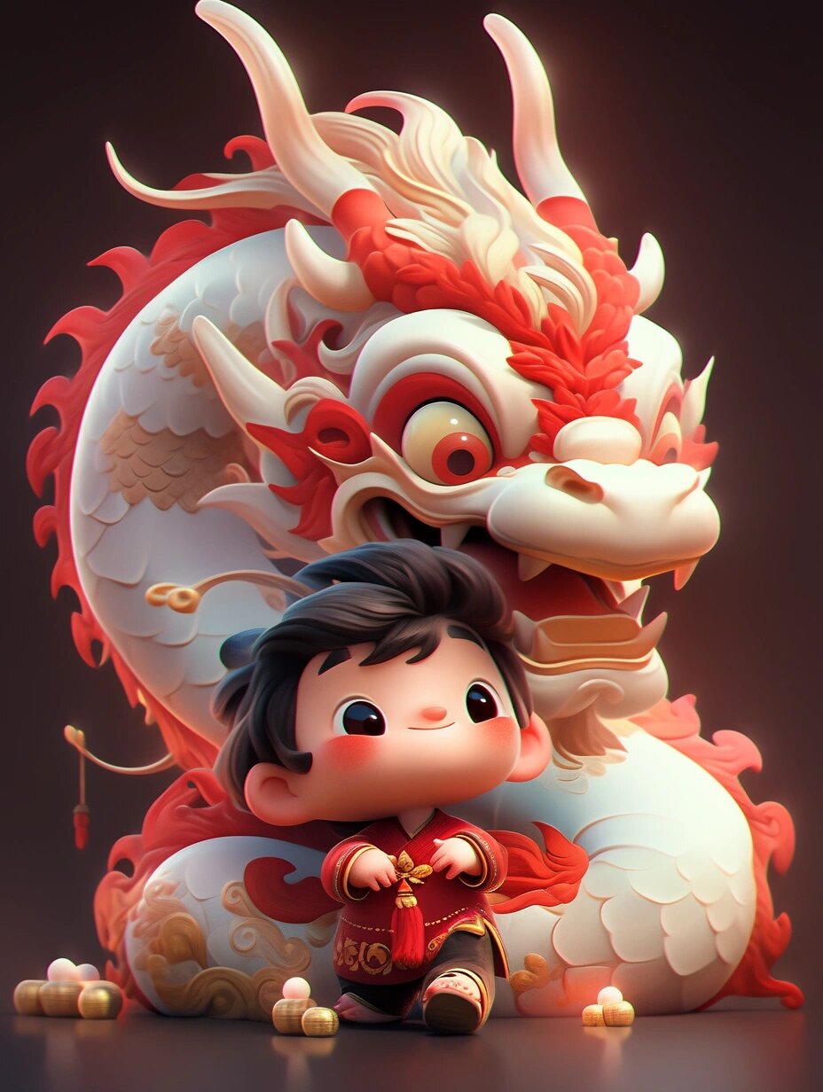 小龙宝宝龙年壁纸头像