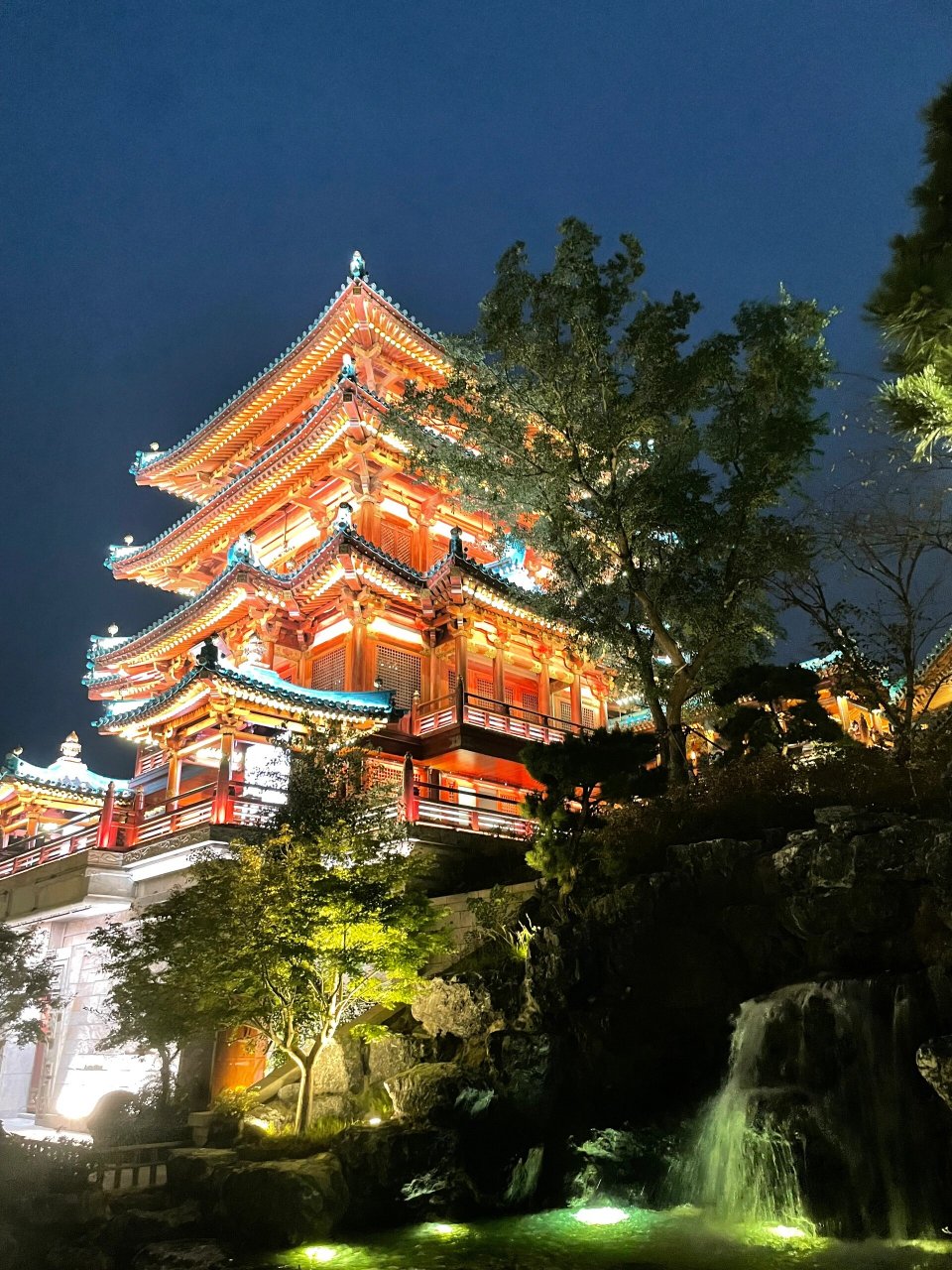 南京金陵小镇夜景图片