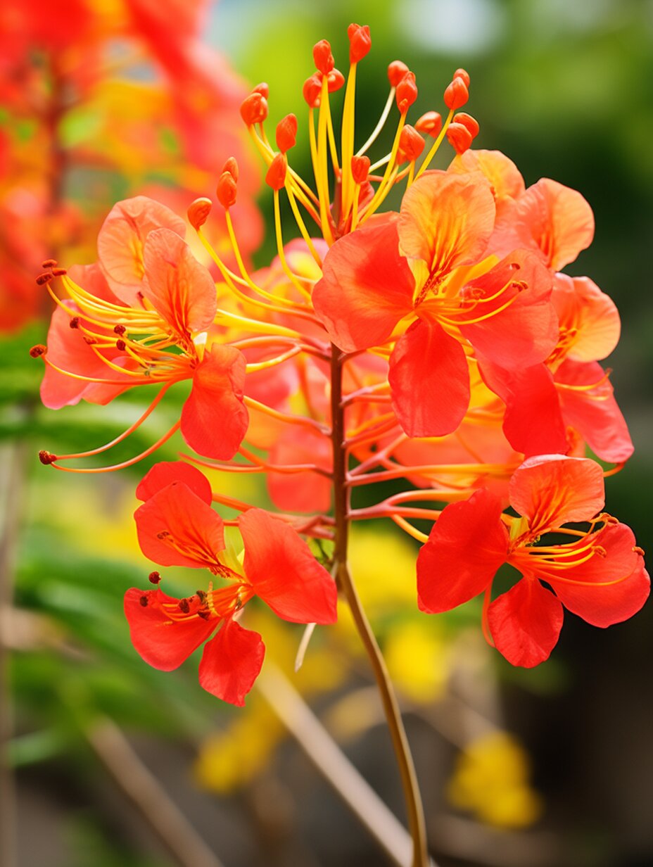 28世界各国94国花系列|金凤花~巴巴多斯 巴巴多斯的国花是金凤花