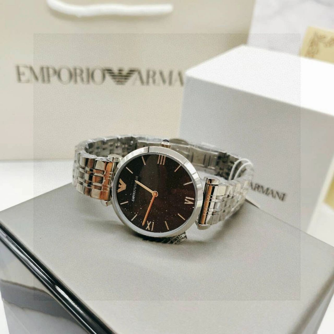 银河星空:emporio armani阿玛尼黑色满天星 emporio armani阿玛尼黑色