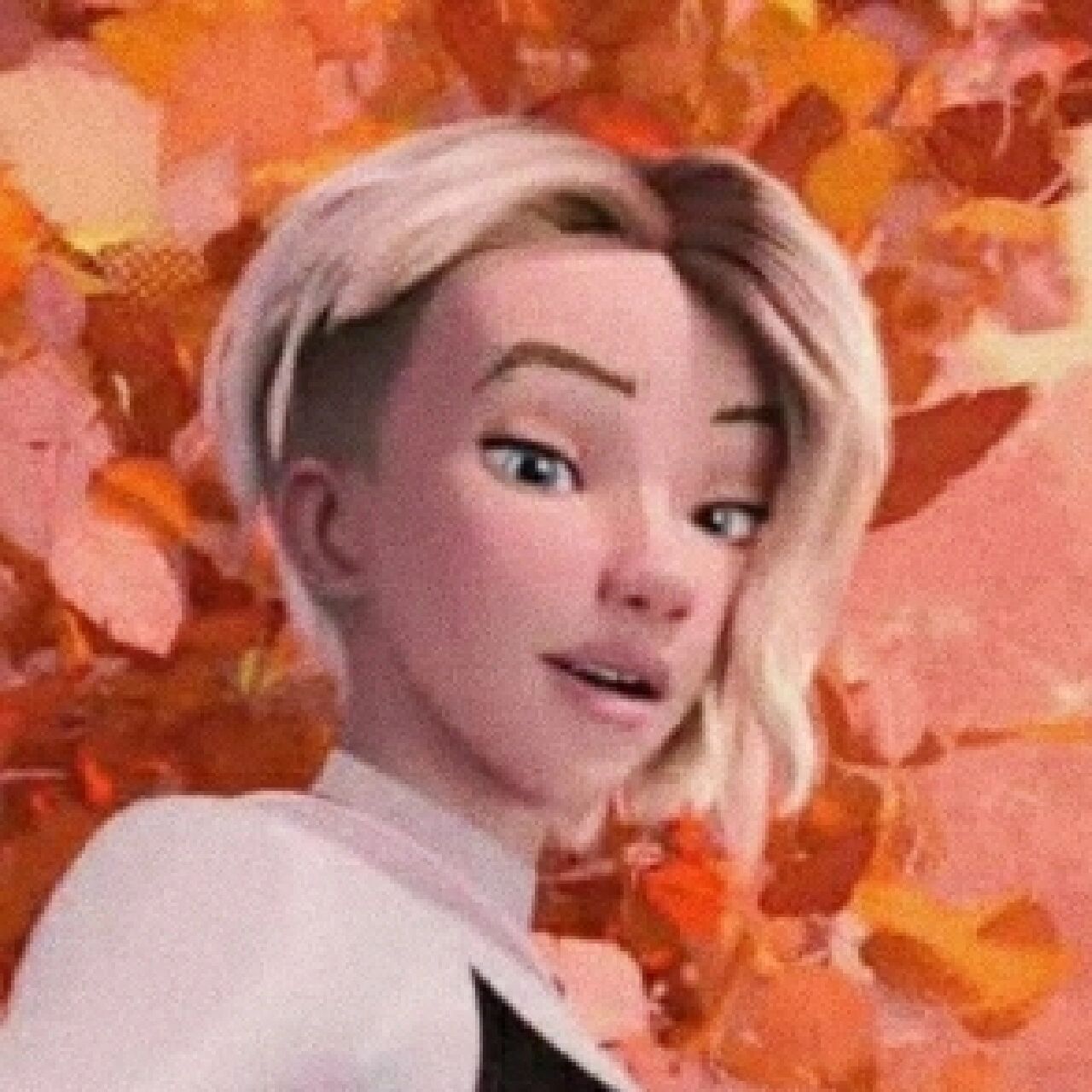 蜘蛛侠纵横宇宙 格温的头像来啦 格温蛛真的好美