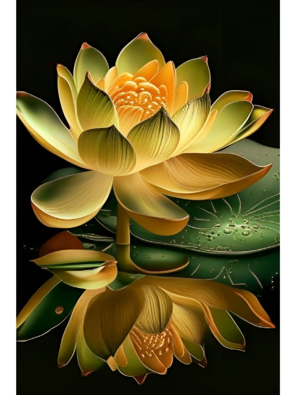 莲花 金色莲花,好运连连!