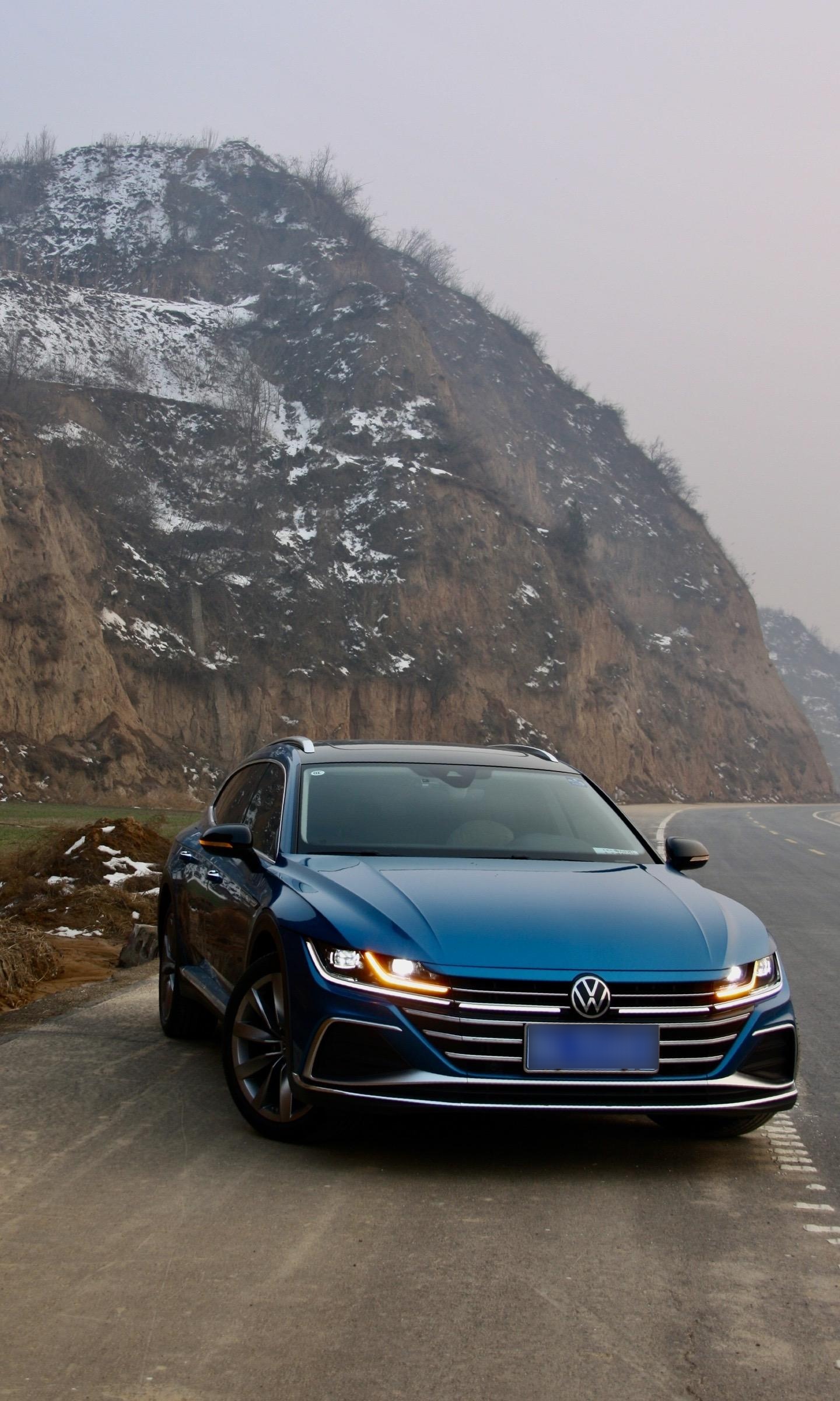 大众cc猎装版蓝色