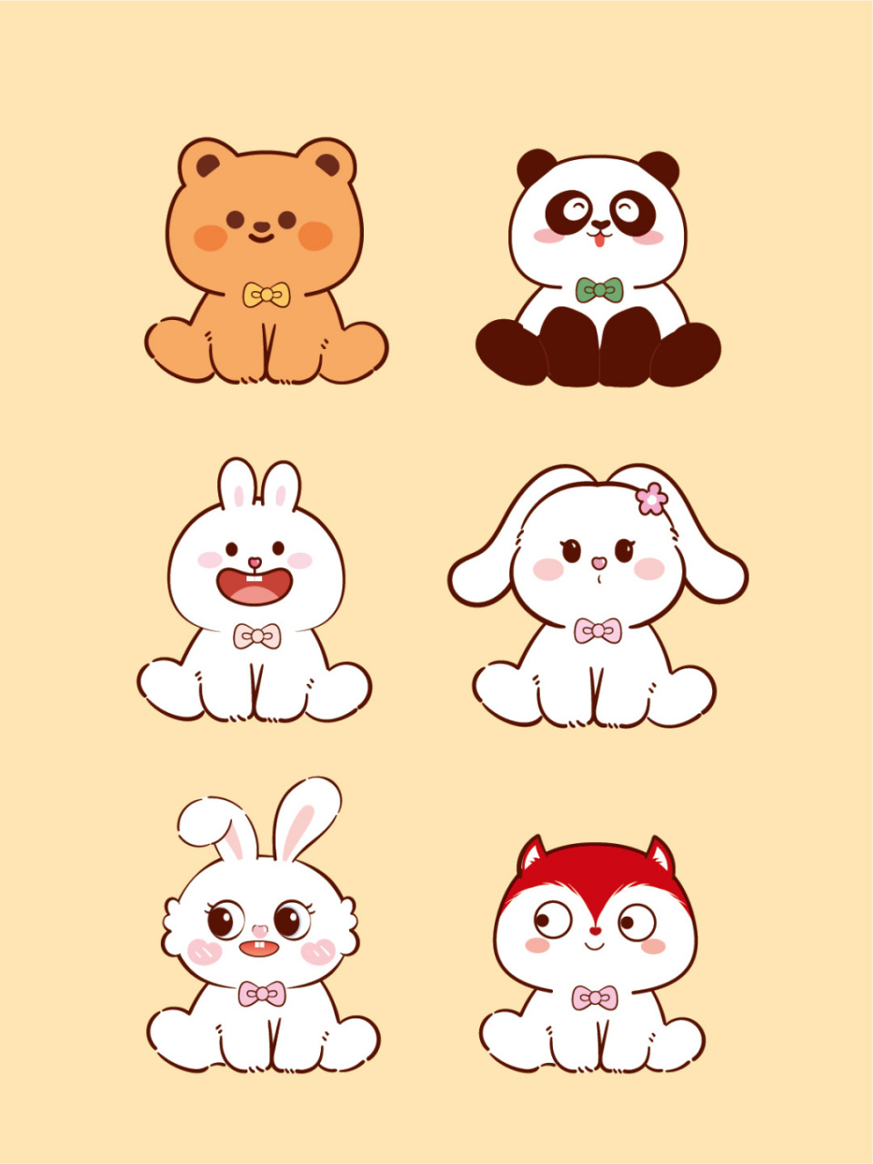 萌萌星球ip卡通插画表情包 萌萌星球ip卡通形象插画 可爱有趣可爱的