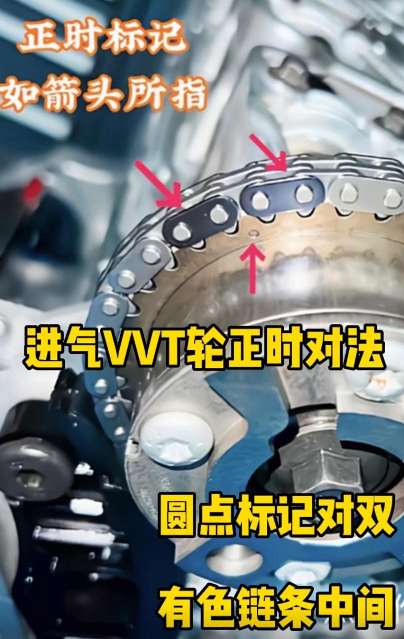 长安476双vvt发动机正时对法.