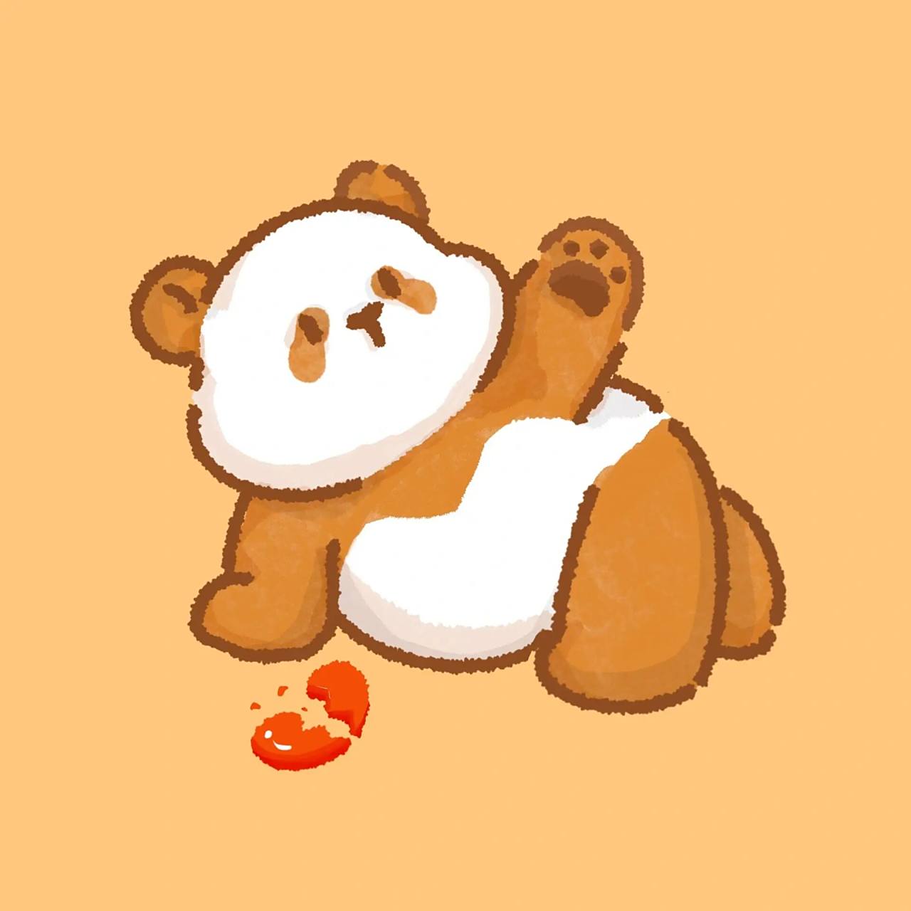 画熊猫day9|最好认的心碎七仔92 可以拍彩色照的七仔!