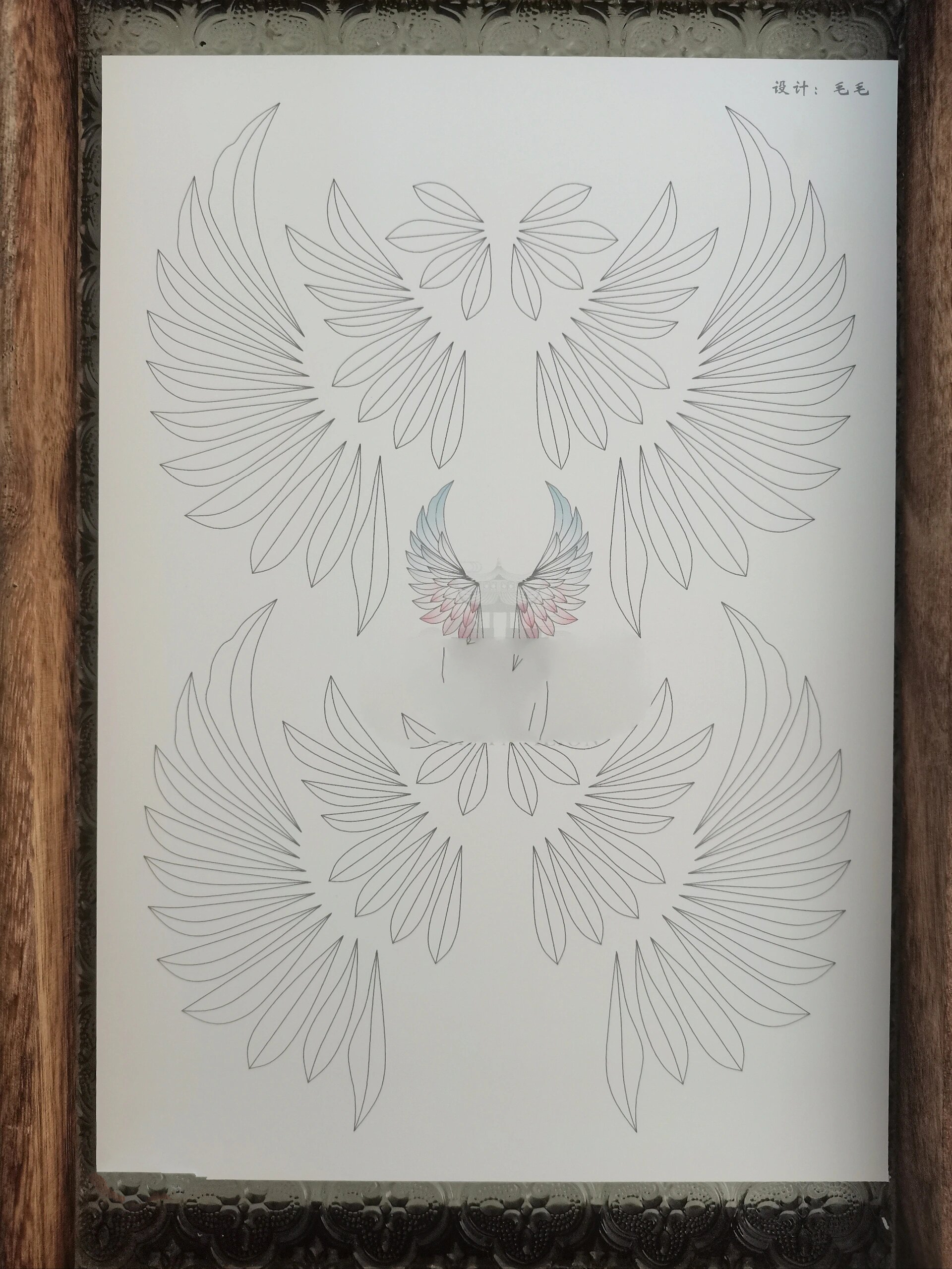 栖迟阁缠花图纸