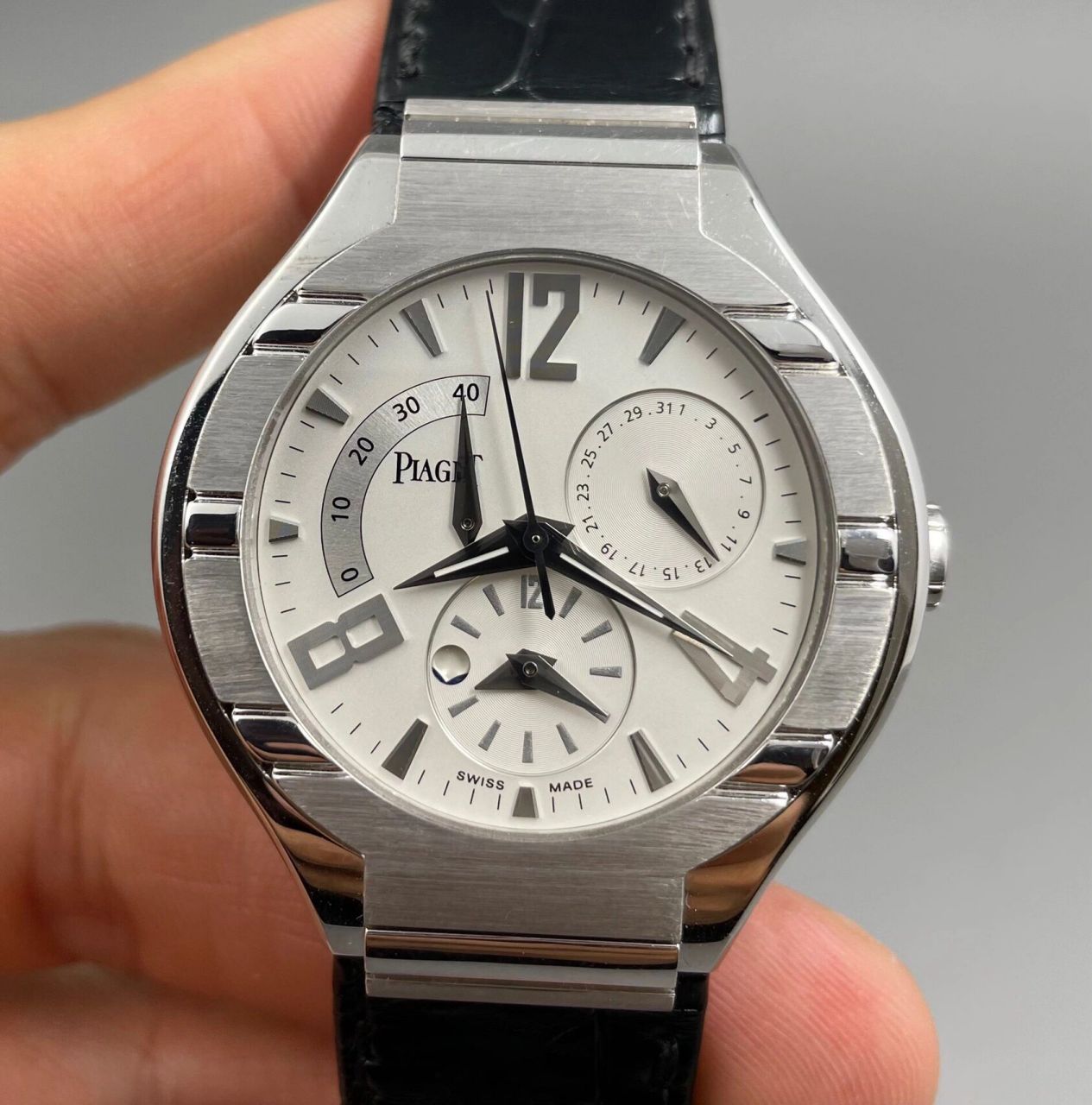 piaget伯爵polo系列g0a30027男士手表 伯爵polo系列:g0a30027,40mm表