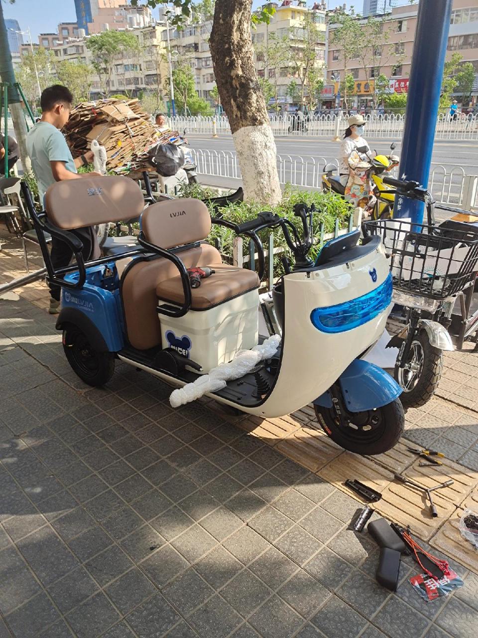 可以上牌的绿佳电动三轮篷车新款来袭