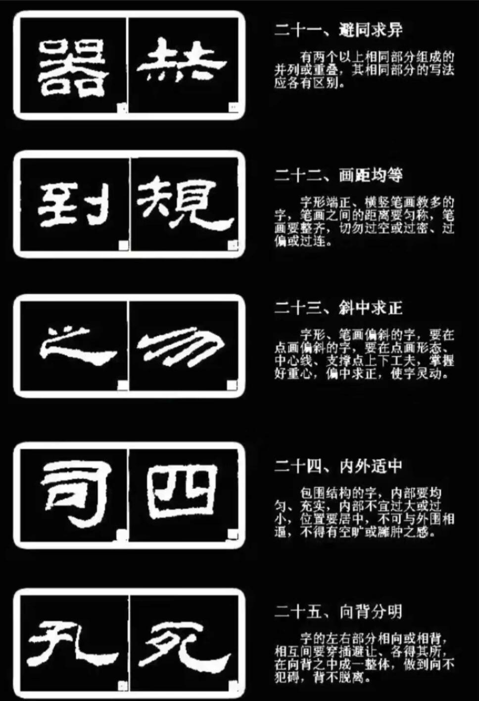 隶书新手自学口诀|干货分享