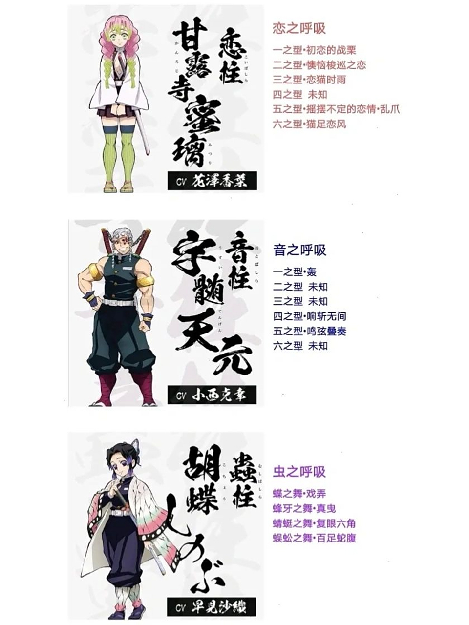 鬼灭之刃九柱呼吸法