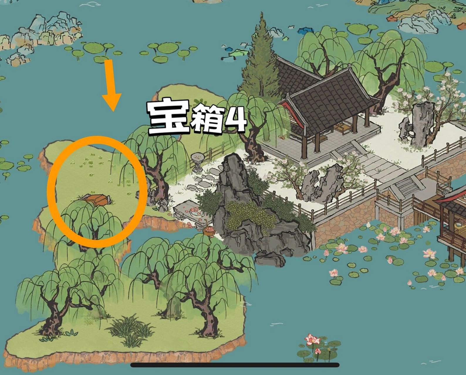 江南百景图钱塘门探险钥匙宝箱攻略 这一关所有的宝箱和钥匙都比较