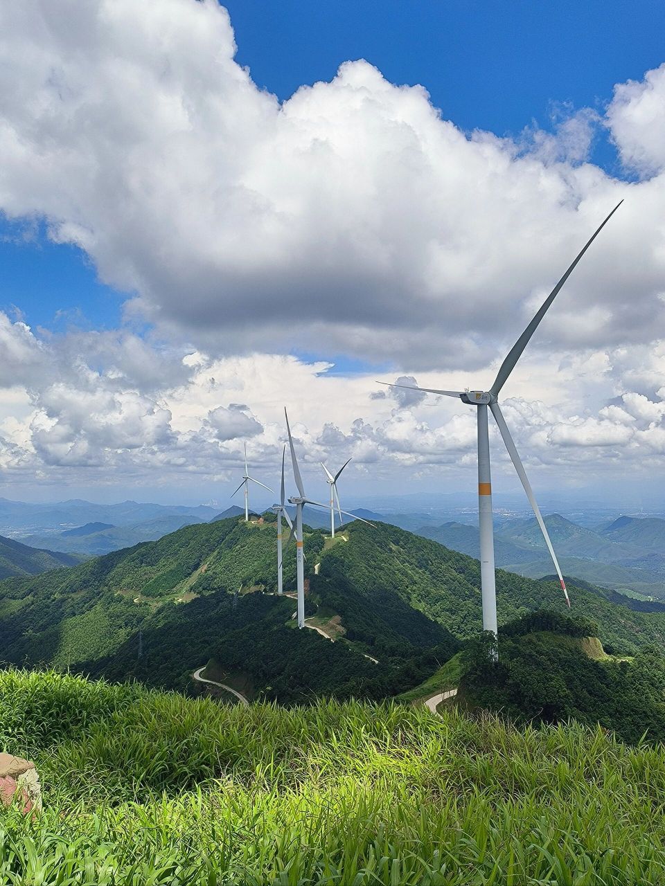 机车骑行|惠州博罗风车山 地点:惠州罗浮山往北走,横河镇风车山 路况