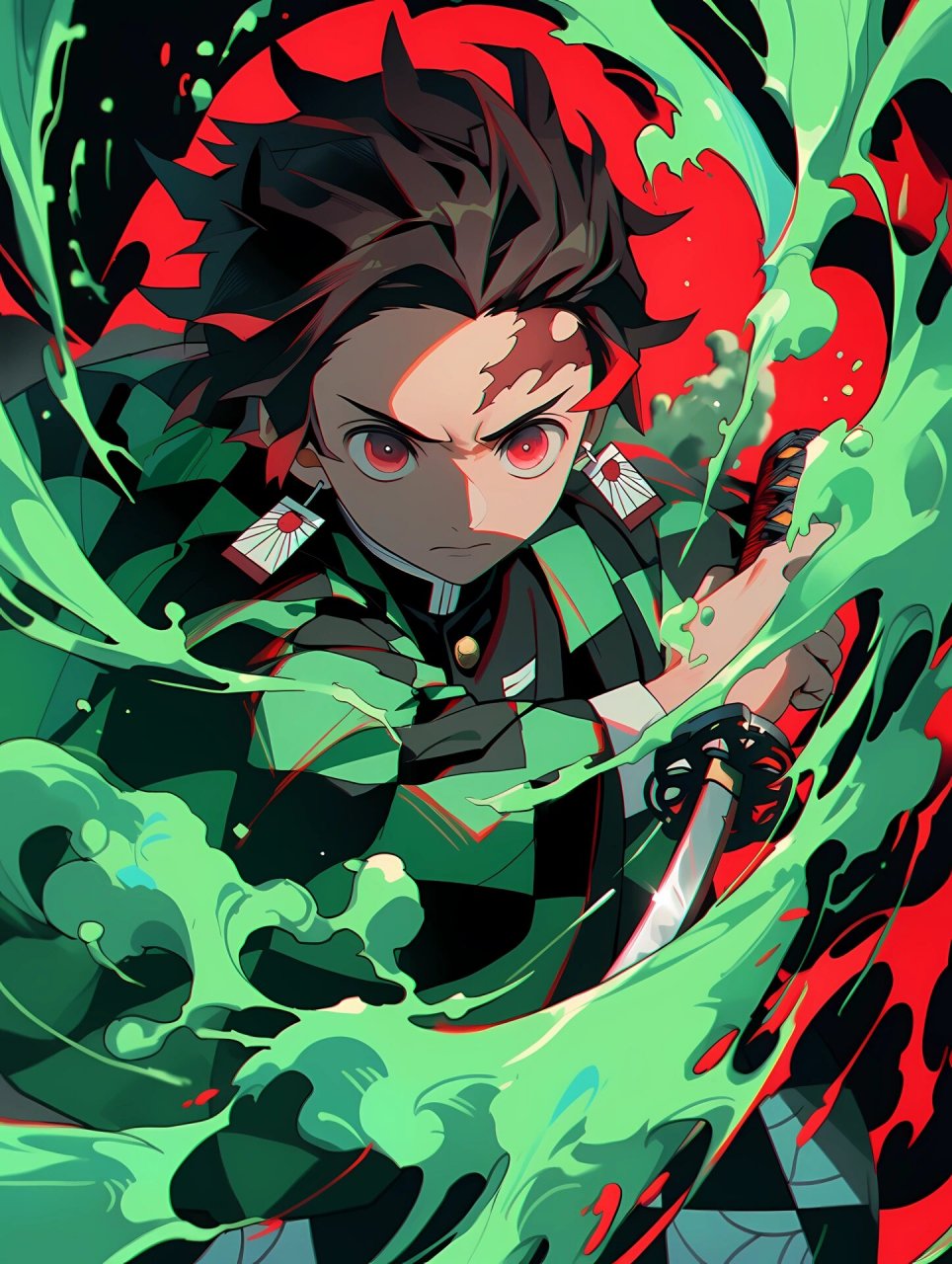 炭治郎壁纸分享 好久没做鬼灭之刃的图片了,分享一波炭治郎的壁纸.