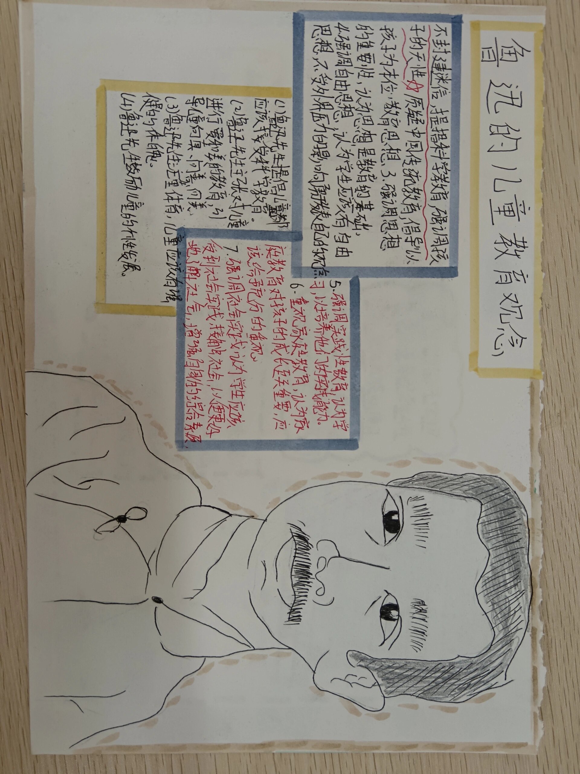 七上《朝花夕拾》手抄报(三