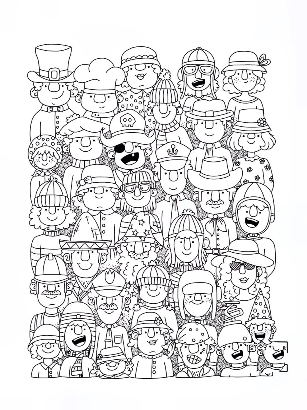 适合让孩子练习涂色的线稿来啦