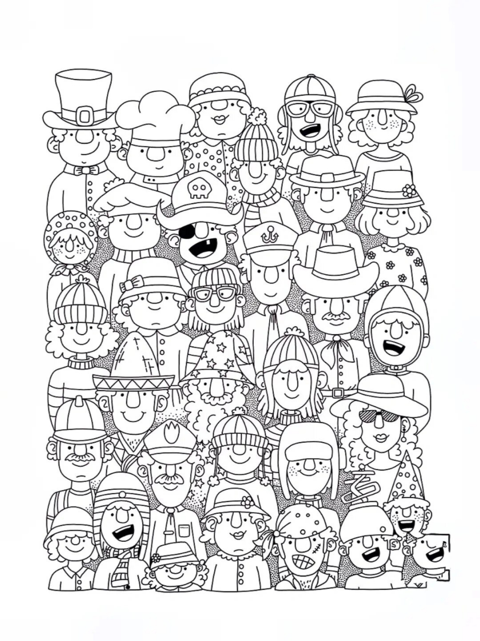 适合让孩子练习涂色的线稿来啦 by gabiwolf  美术最重要的是想象力和