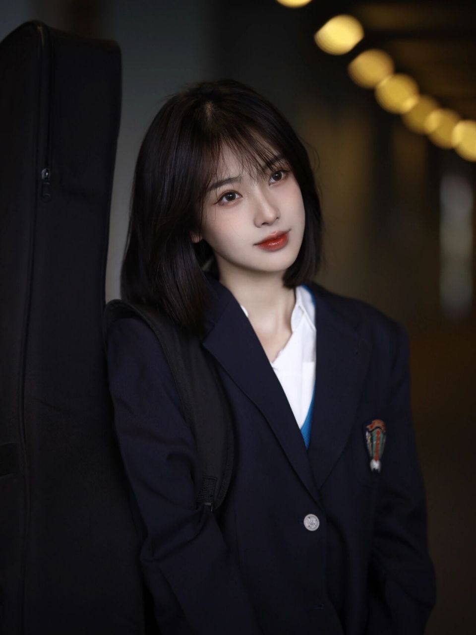 证件照合集|高级中学的冷艳学姐 学院风证件照我get 到了 03 p1 到