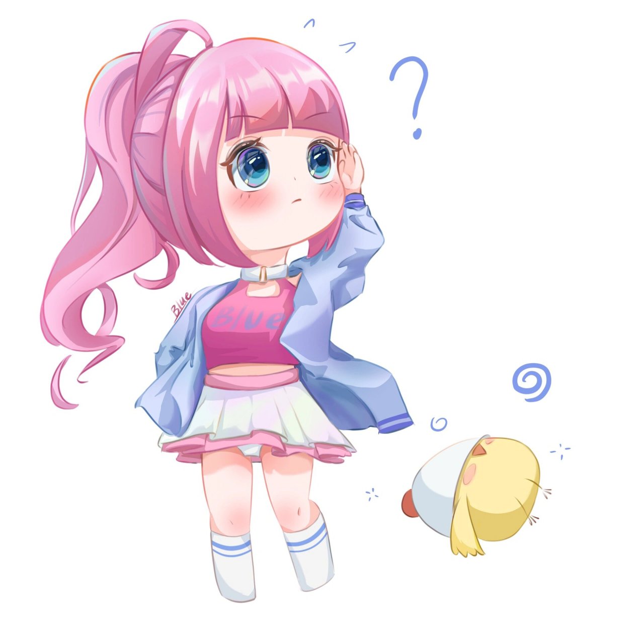 吃鸡女孩 不会画脚的一天
