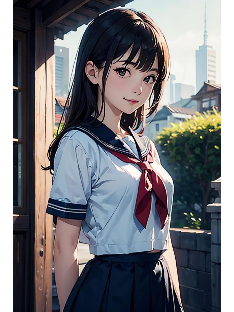 学院风穿搭#0202#二次元