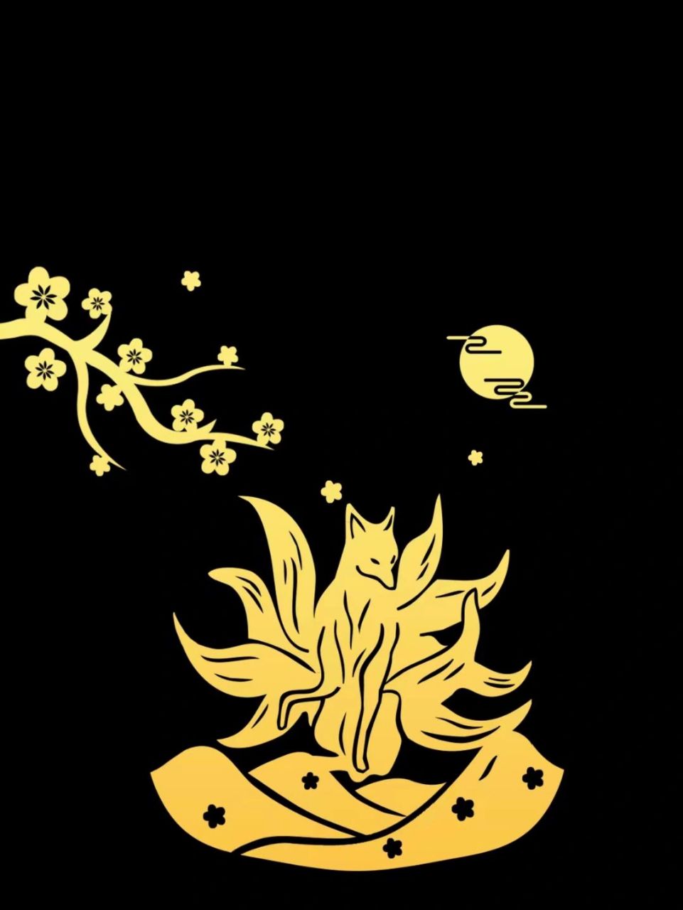 最近大家要狐仙壁纸的好多喔 再来两张新款 送给大家 助大家得良缘