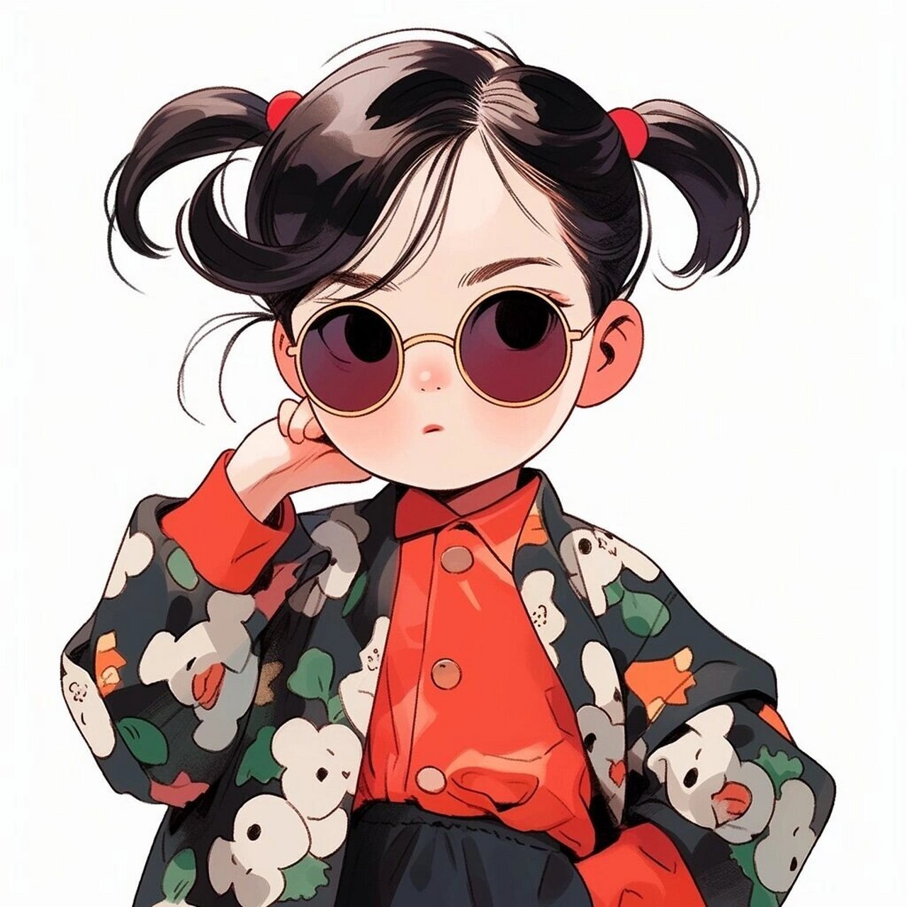 又拽又酷的女生头像