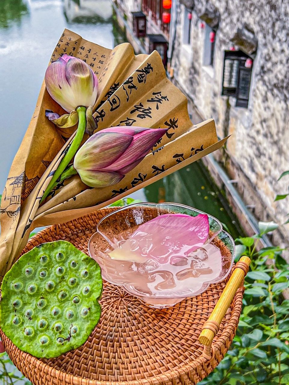 绍兴99不如干了这杯荷花饮再离开江南吧 来仓桥直街 不如在宝珠桥下