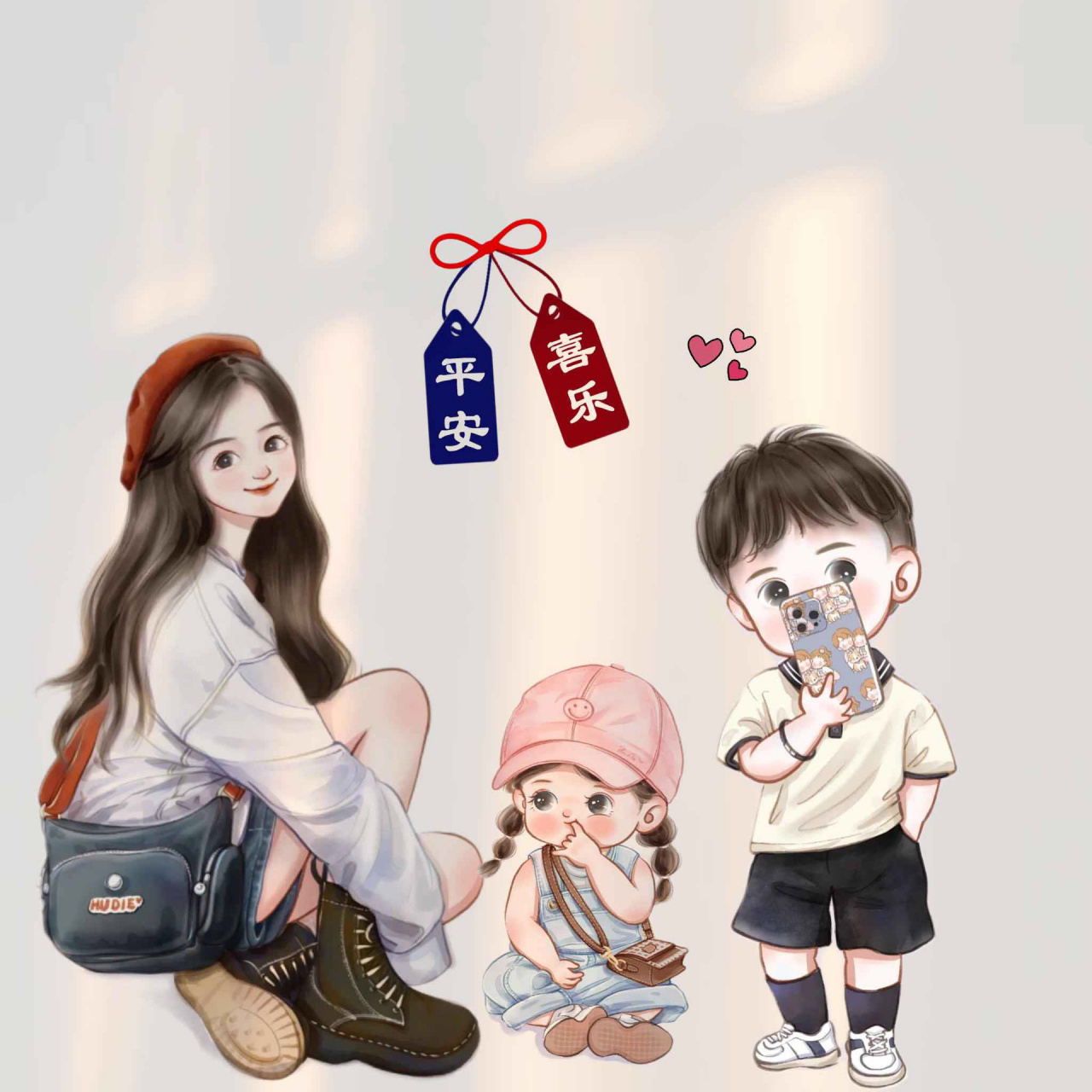 亲子头像|妈妈带宝宝