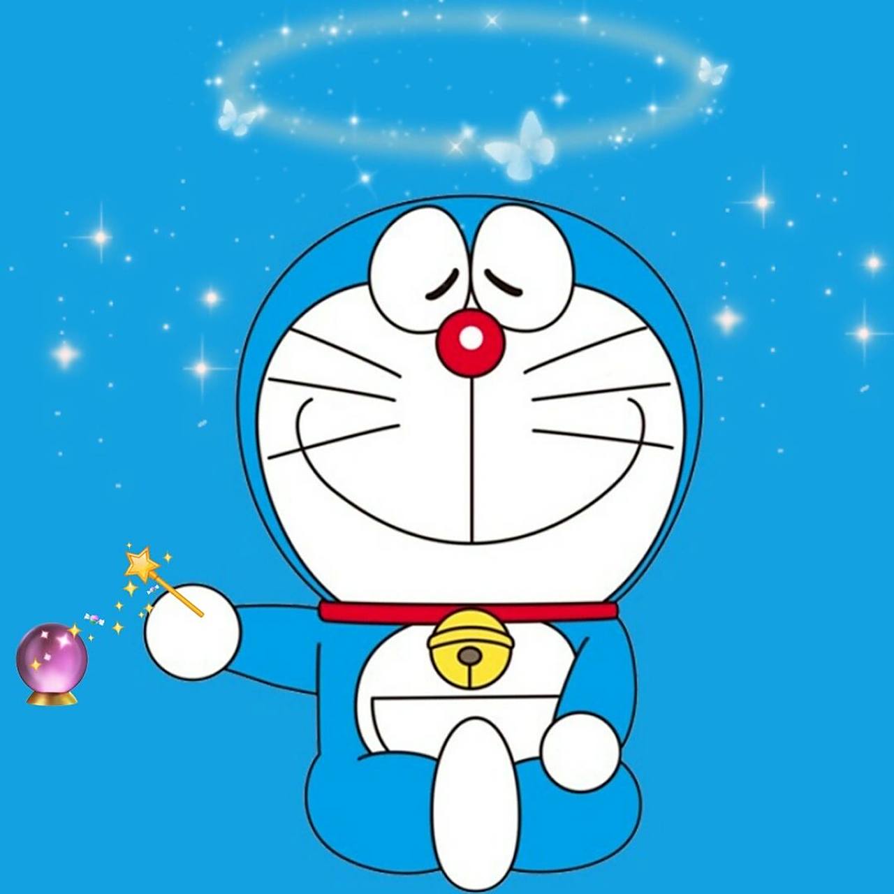 机器猫头像来啦 多啦a梦头像,无水印 哆啦a梦的口号:"生活百般滋味