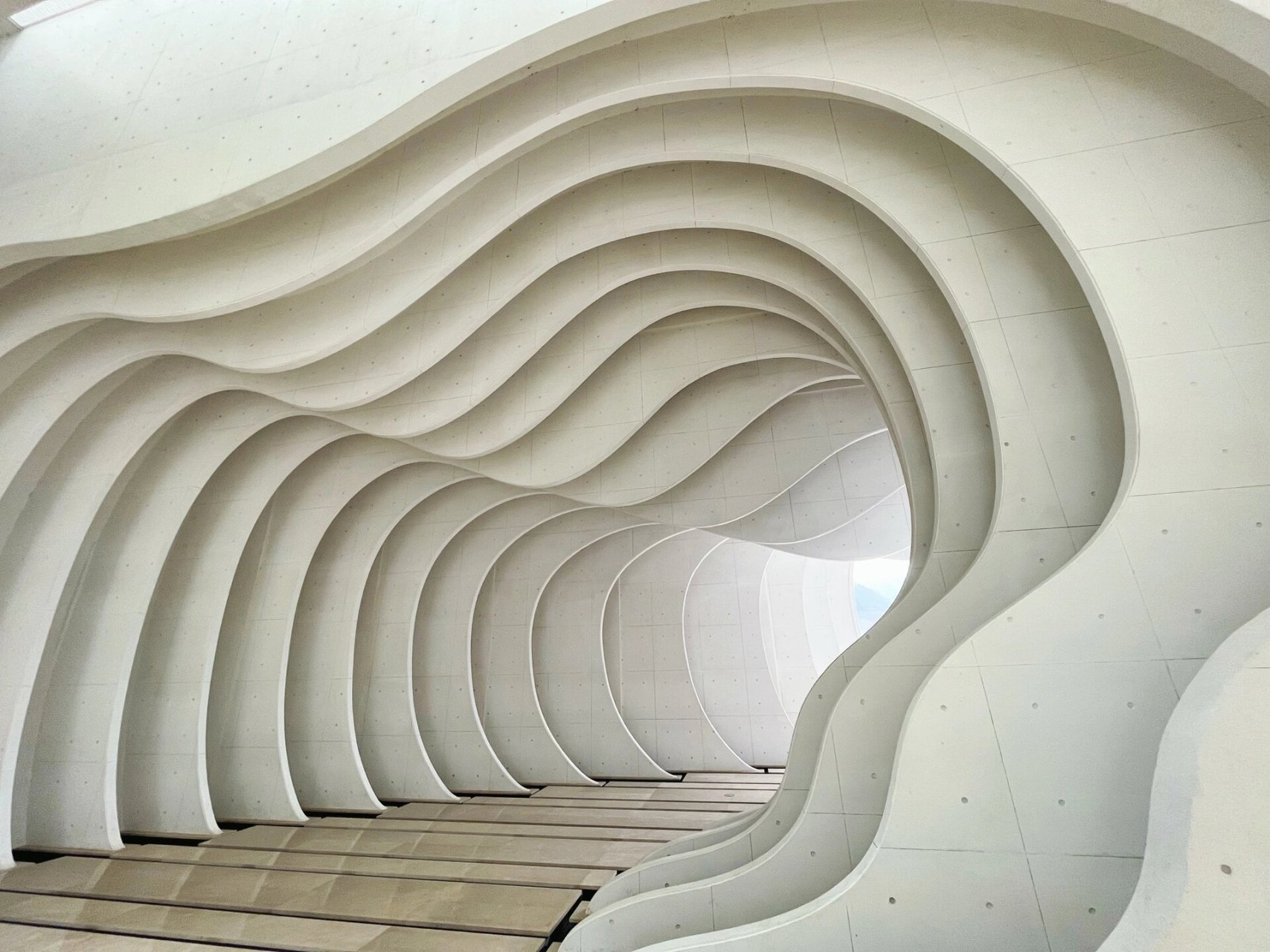 宣城宣纸文化博物馆 宣纸博物馆 这里建筑颜色取自宣纸的纯净白色,不