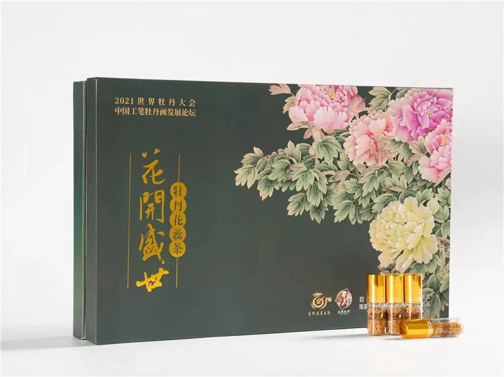 牡丹衍生產品-牡丹花蕊茶 怎麼泡:1,溫具,準備一個玻璃杯或者飄逸杯